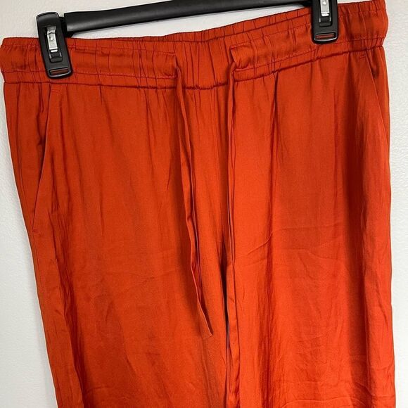 Ann Taylor LOFT Wide Leg Satin Feel Pants - Picture 3 of 6